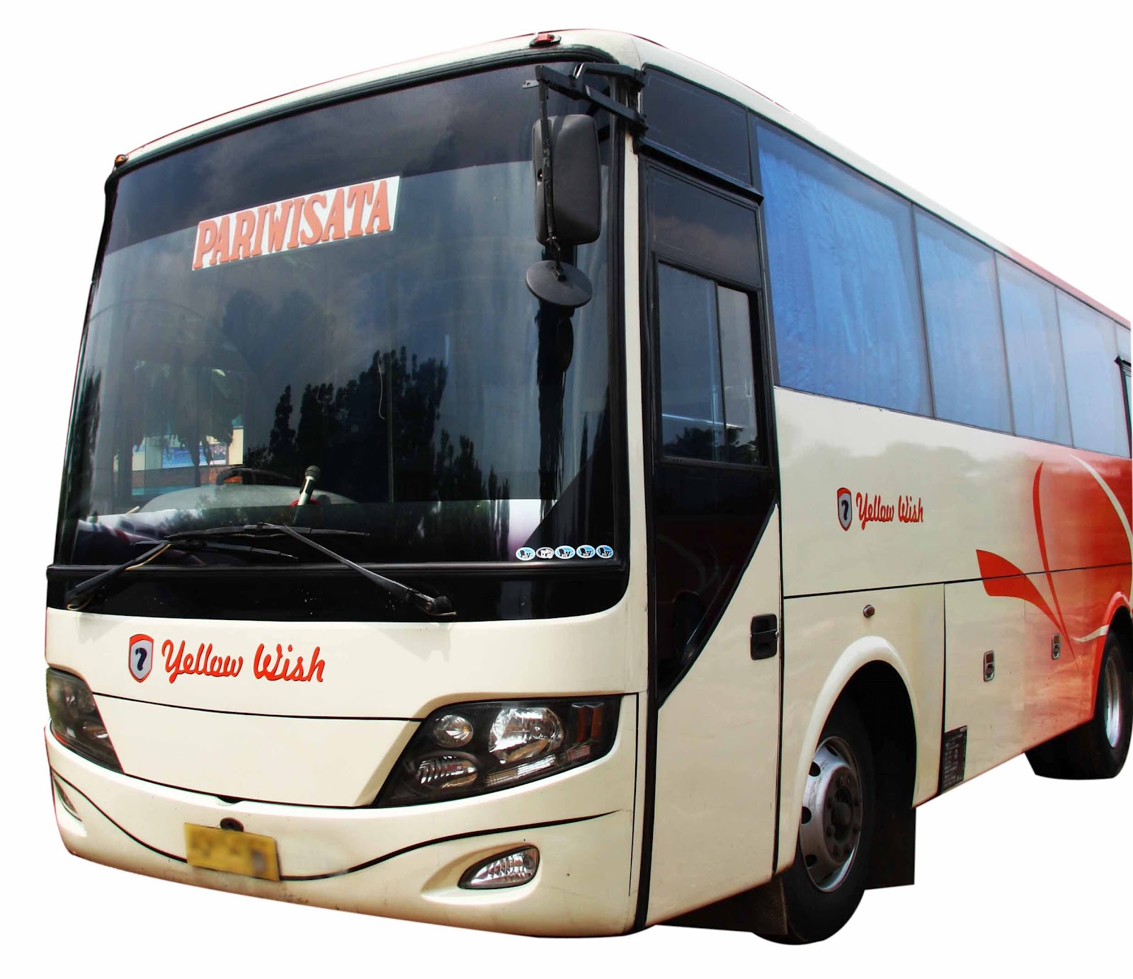 Bus Pariwisata Kecil: Tampang Depan yang Mencerminkan Kenyamanan dan Kemewahan