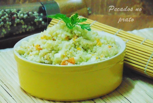 receita de arroz de couve flor
