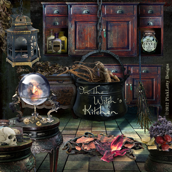 THE Art of IMAGINATION In The Witch's Kitchen by Pink Lotty Designs
