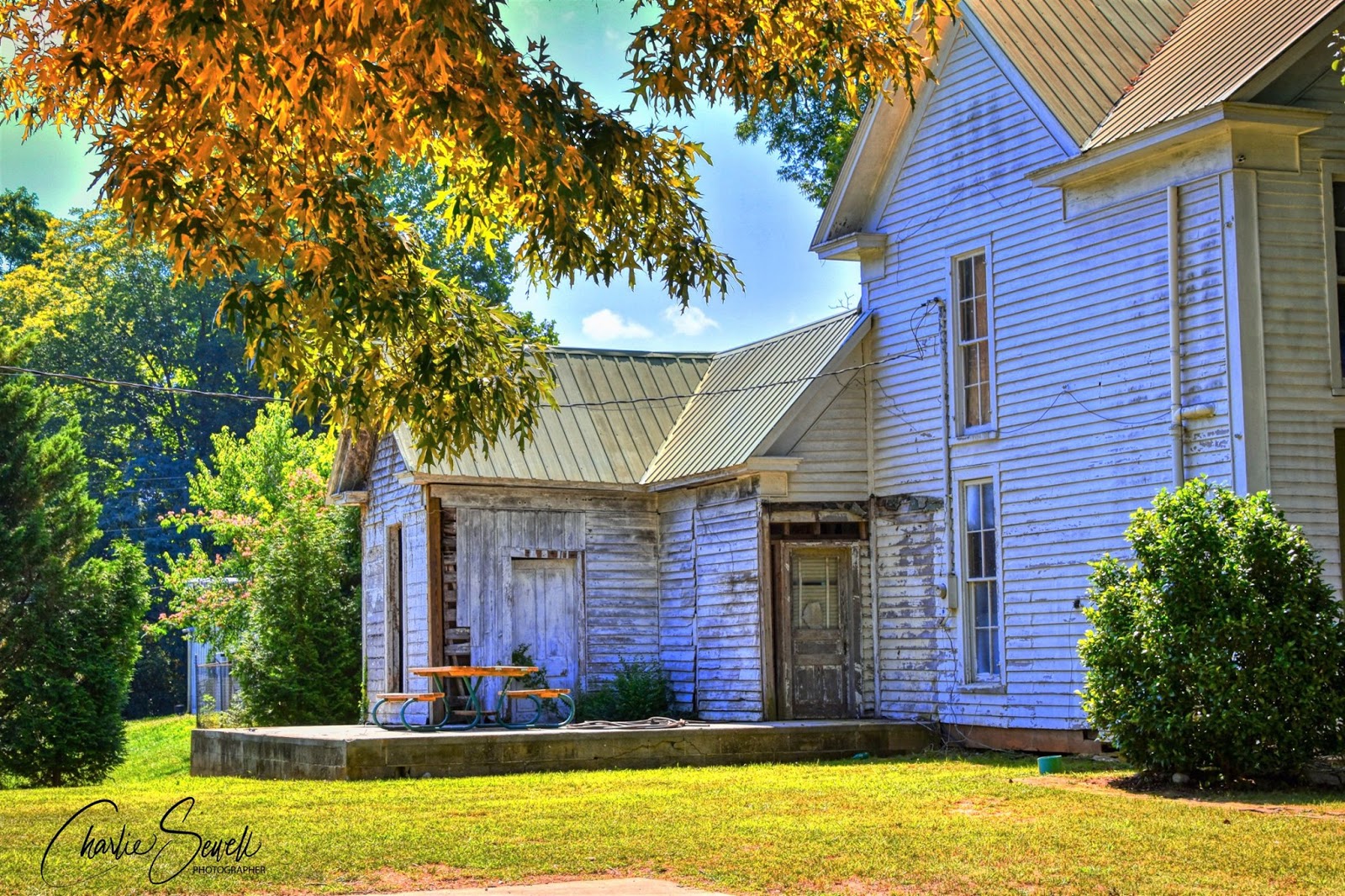 Backside of a Dawson County House