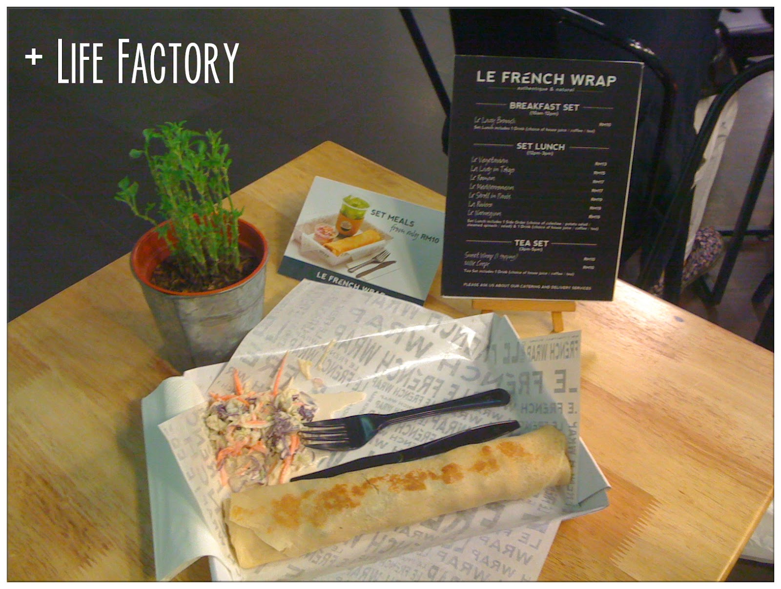 Positive Life Factory [Food] Le French Wrap, The Gardens Mall (Update