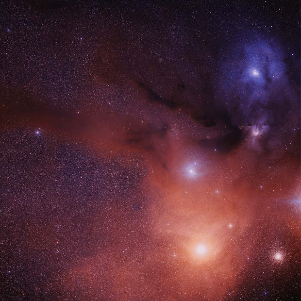 Gorgeous DSS2 image of the area around Antares in Scorpio