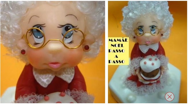 muñecas de porcelana en el centro