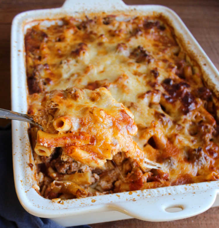 Cooking With Carlee No Boil Baked Ziti A Dump and Bake Dinner