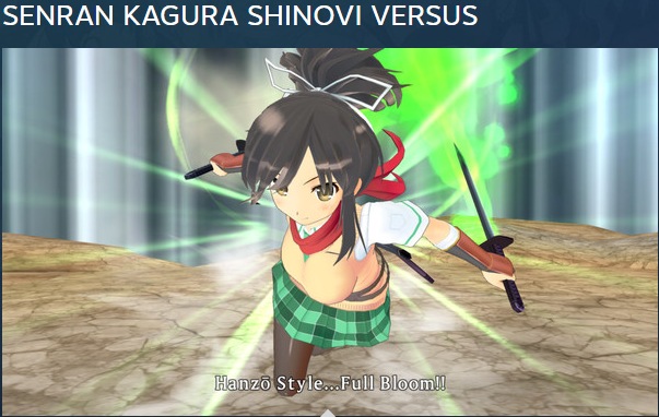 Senran Kagura Shinovi Versus para PC mediante Steam