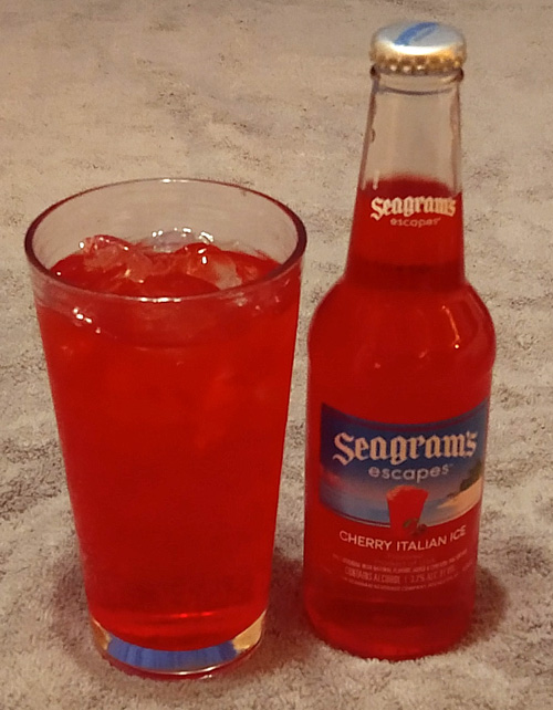 Richard Reviews Everything : Seagram's Escapes Cherry Italian Ice