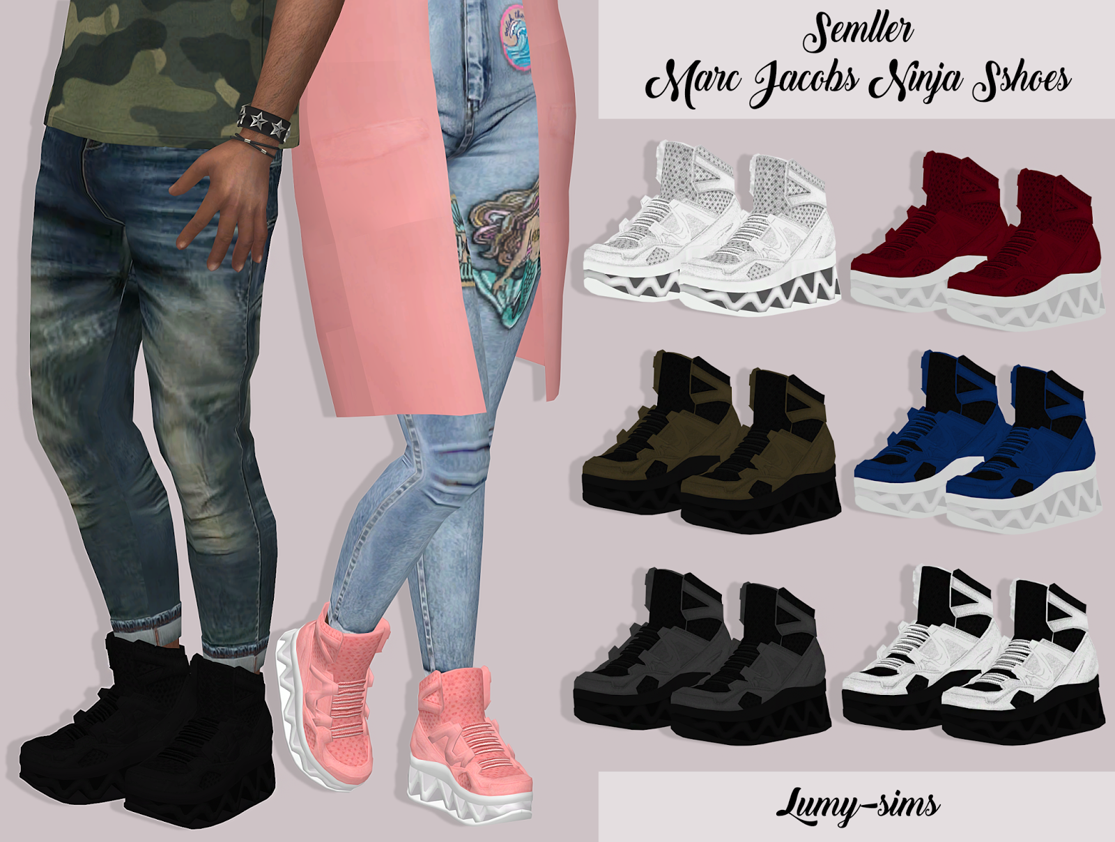 Sims 4 CC's - The Best: Shoes by Lumy Sims