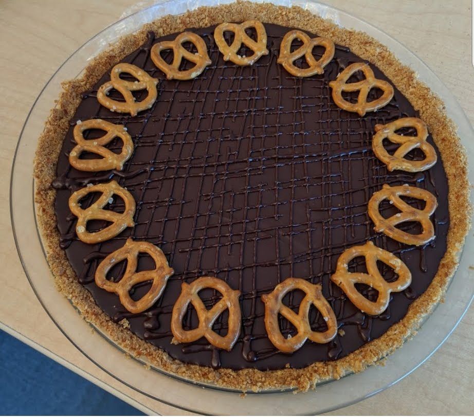 Hanaâ's Kitchen Dark Chocolate Ganache Pretzel Tart