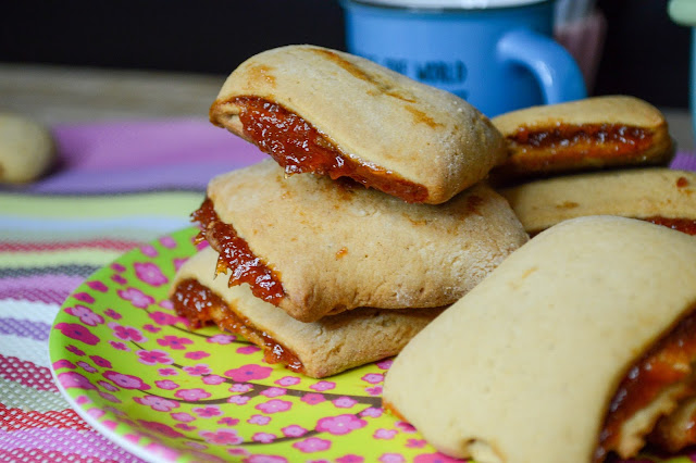 Galletas de guayaba (Estilo Newtons)