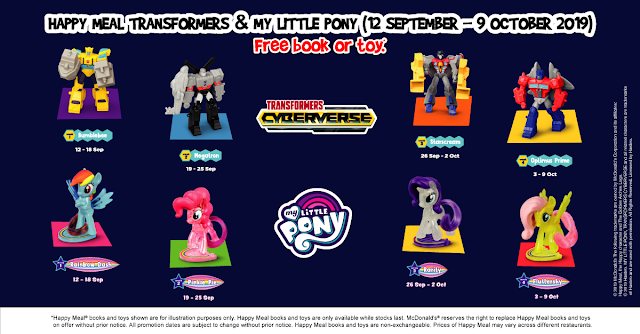 McDonald's Happy Meal Toys :  Transformers and My Little Pony
