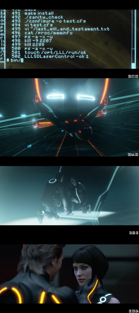 Tron Legacy 2010 BRRip 720p 480p Dual Audio Hindi English Full Movie Download