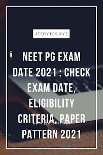 NEET PG Exam Date 2021 : Check Exam Date, Eligibility Criteria, Paper Pattern 2021