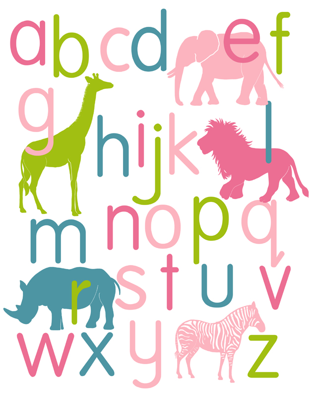 Alley Kids Jungle Decor, Jungle Nursery Art