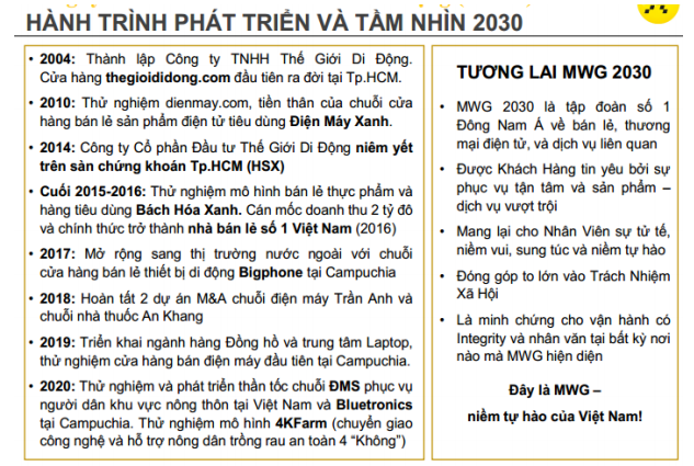 MWG - Cổ phiếu MWG dưới góc nhìn BCTC