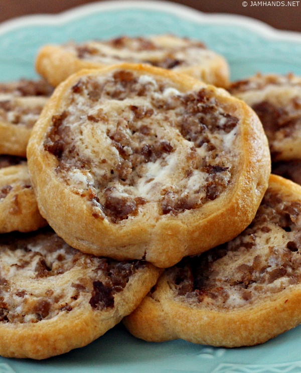 Maple Sausage Cream Cheese Crescents