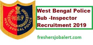 West Bengal Police Recruitment 2019 - Apply Online for 668 Sub Inspector Posts