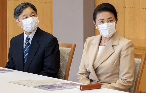 Emperor Naruhito and Empress Masako made virtual visits to the Japanese Red Cross Society Medical Center