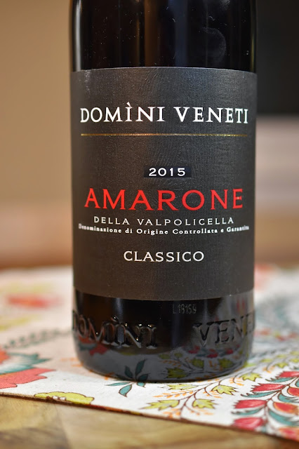 Bottle of Domìni Veneti Amarone Classico 2015. Photo by Greg Hudson