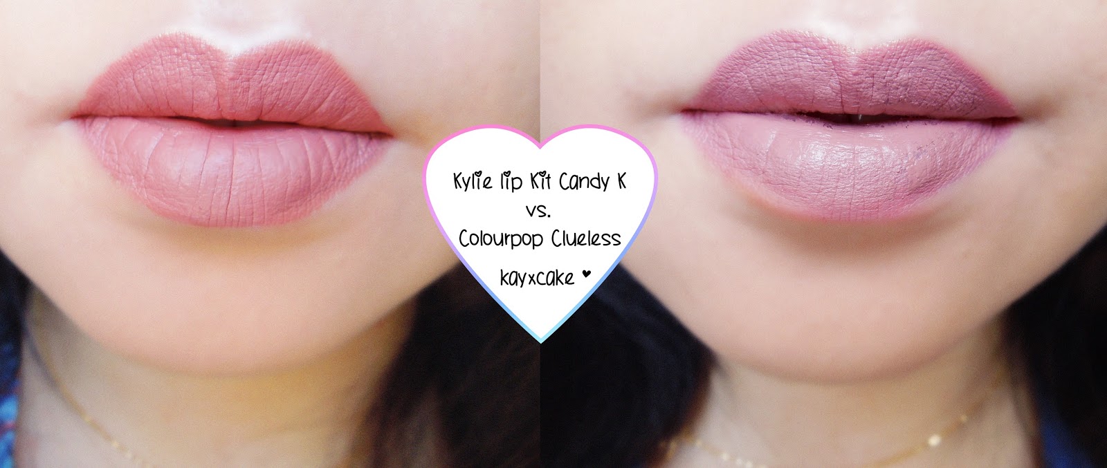 KYLIE LIP KIT vs. COLOURPOP ♡ Candy K & Clueless Comparison + Swatches