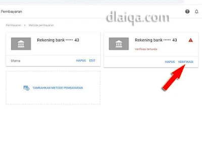 klik 'VERIFIKASI'