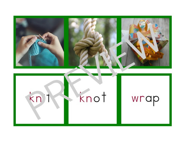 Montessori-inspired Advanced Language Picture and Word Match Up