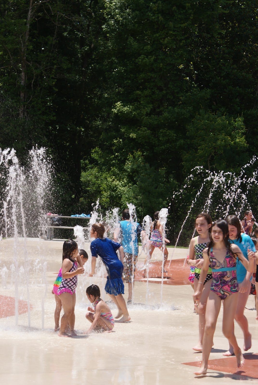 A Sweet Sun-Kissed Summer: Go to the Splash Pad (multiple times!!)