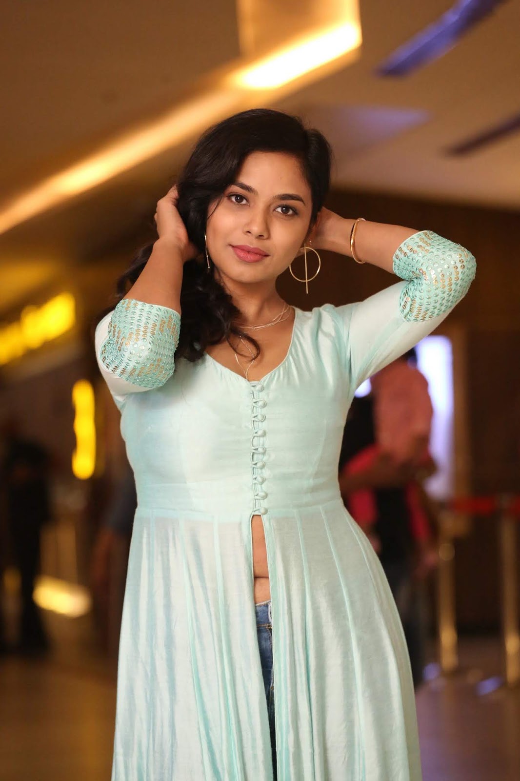 Hot Maya Nelluri at Prathi Roju Pandage Pre Release @BaoBua: Bolly ||  BaoBua.Net