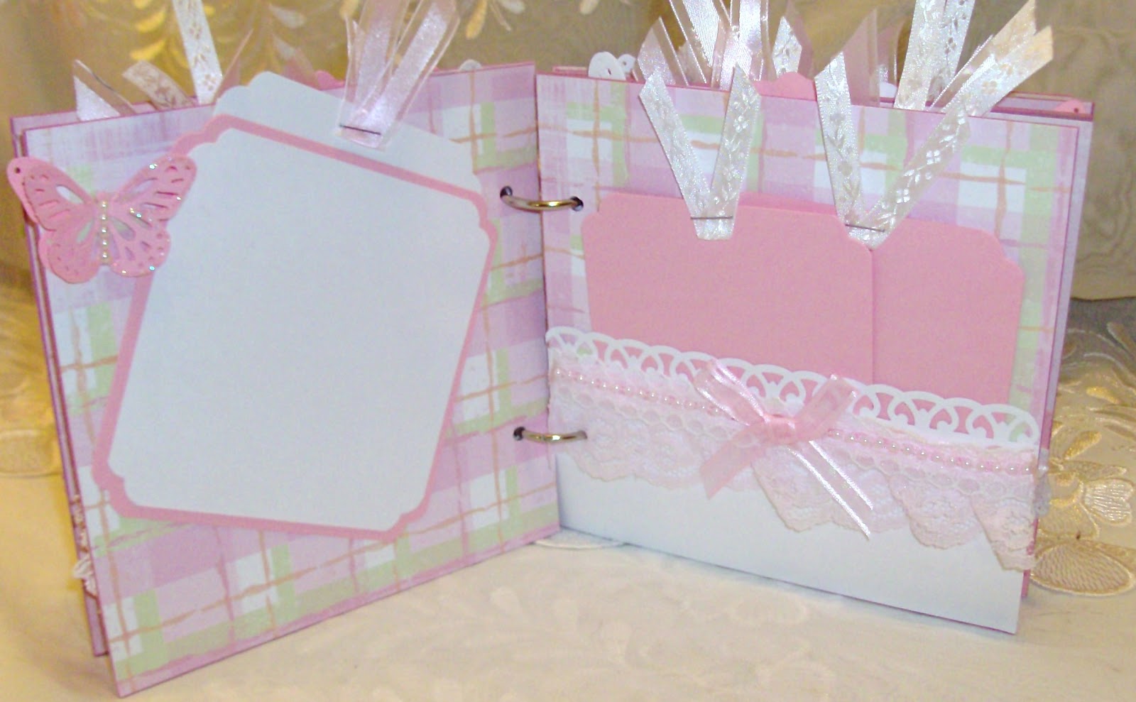 Leighs Creations 6 X 6 Baby Girl Mini Album