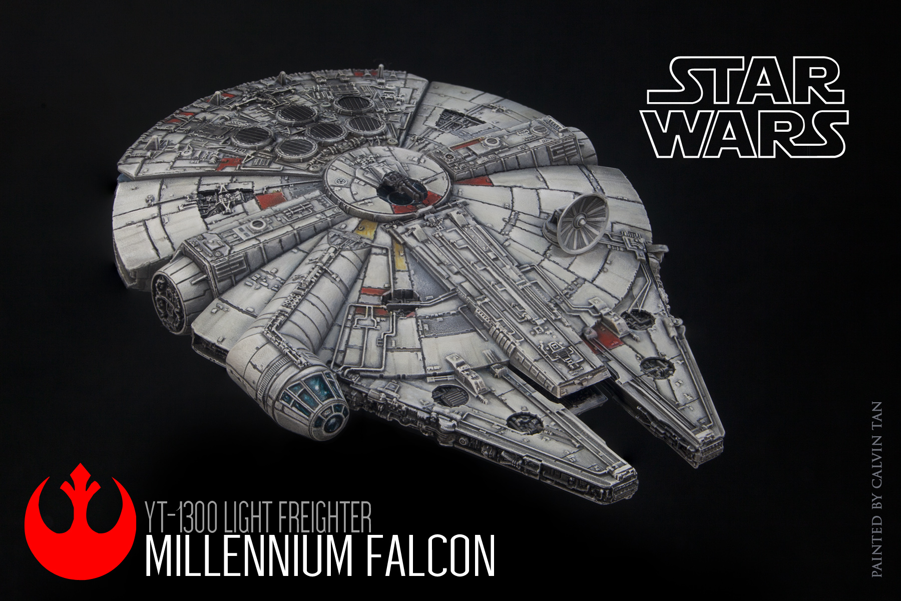 PERSPECTIVES IN MINIATURE: Millennium Falcon, Bandai 1/350 scale