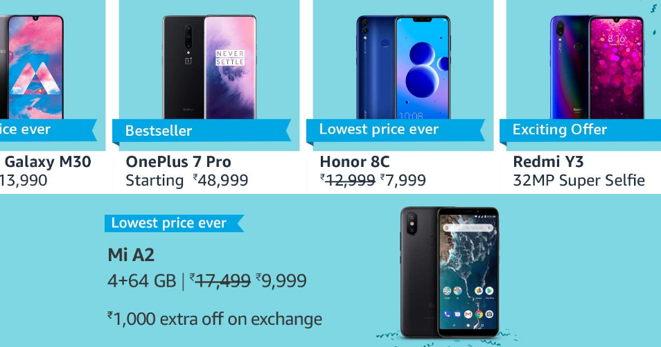 Amazon Prime Day 2019 Sale Mobile Offers and New Launches