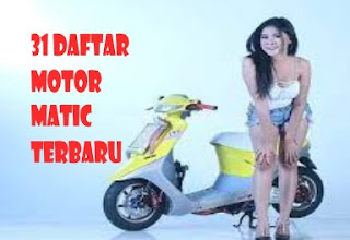 31 Daftar Motor Matic Terbaru