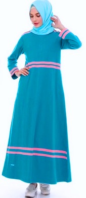 Fashion Muslimah Alnita AG 35 Hijau Tosca