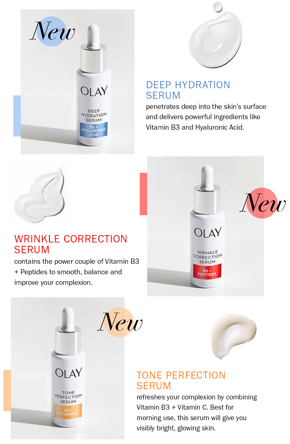 europa skin care Olay Deep Hydration Serum with Vitamin B3+ Hyaluronic