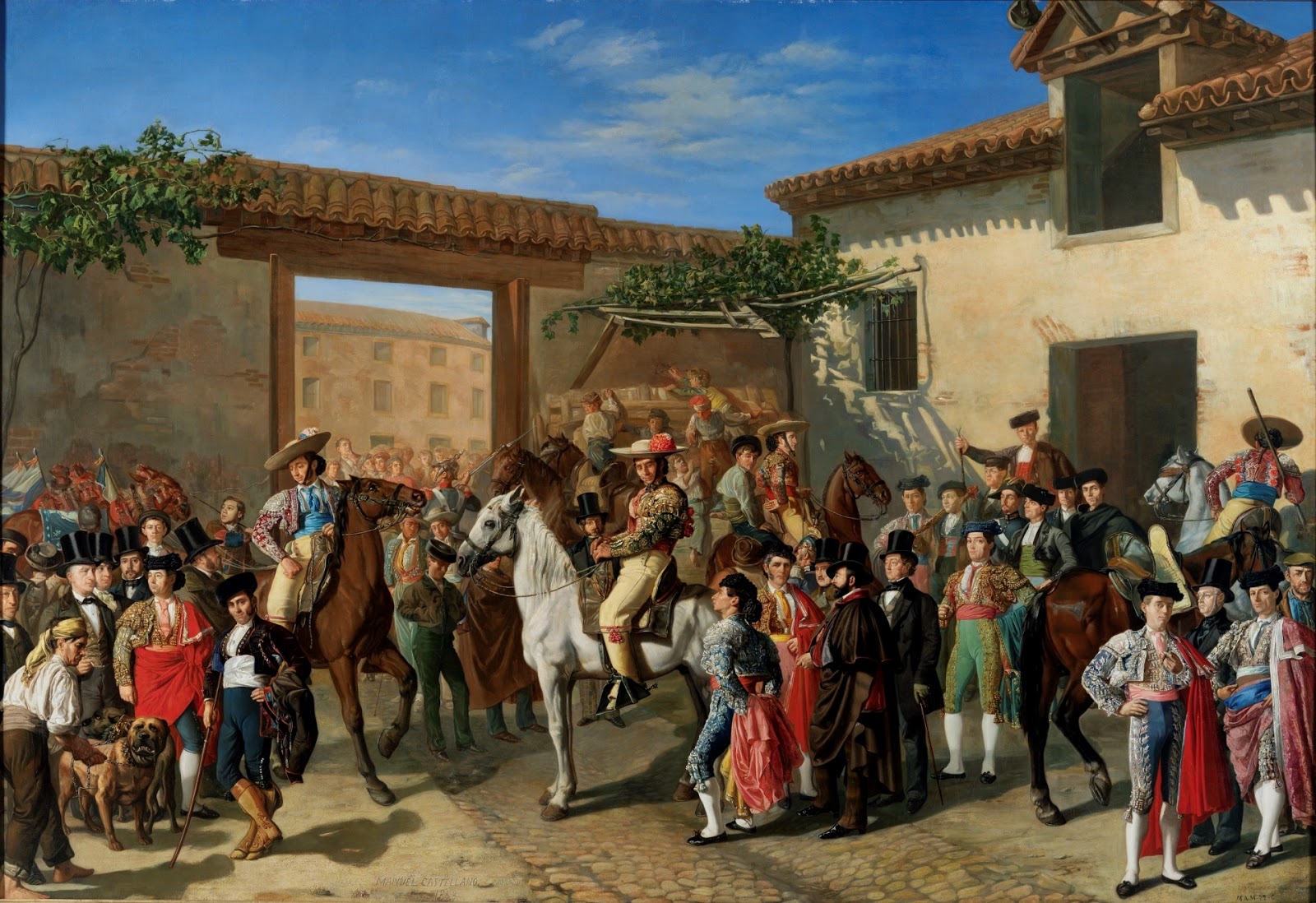 Puzzléfilo M. Castellano, Patio de Caballos (1853), 1500 piezas