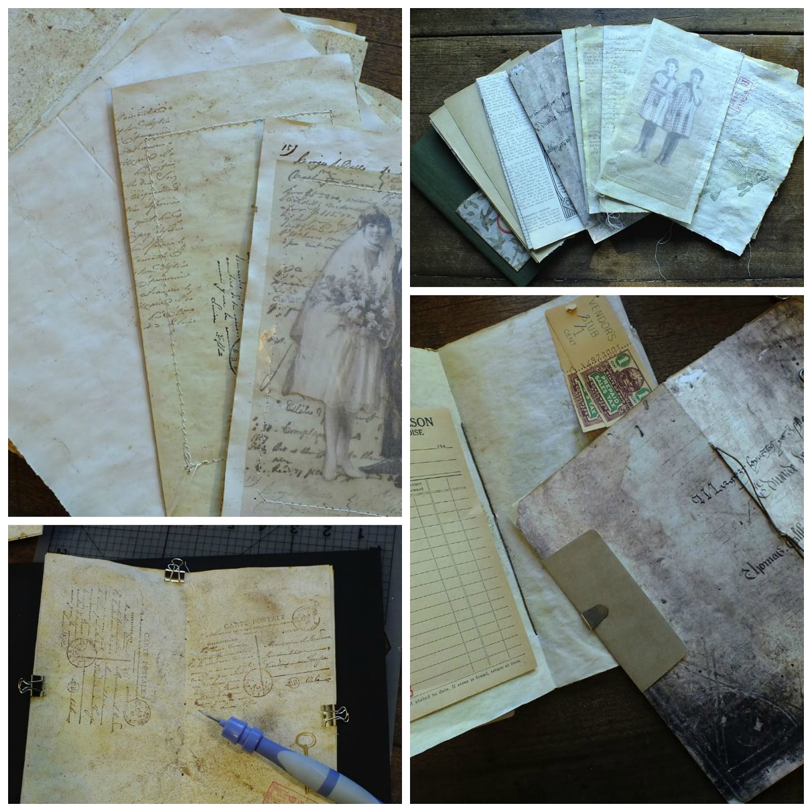 Mini Album Makers Challenge: Collage Junk Journal Tutorial by Heather ...