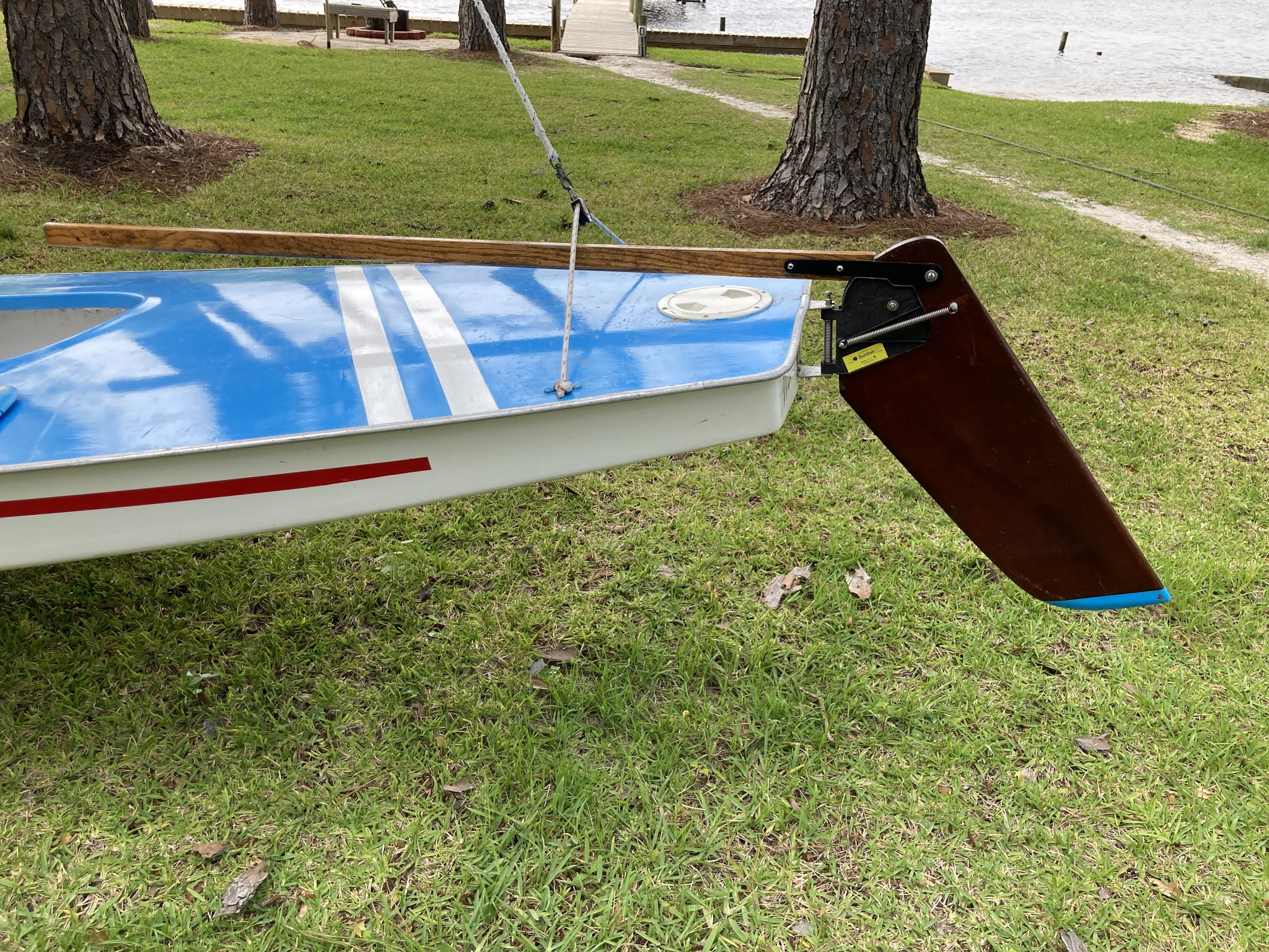 Small Boat Restoration Sunfish Rigging and Parts Names