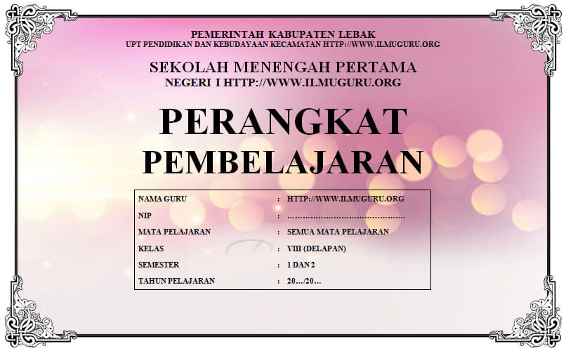 Perangkat K13 Bahasa Indonesia Kelas 8 Tahun 2023-2024