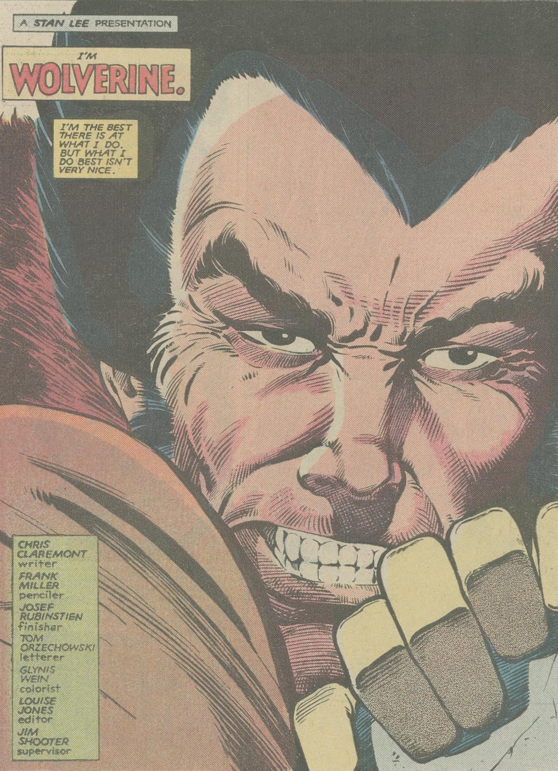 Marvel Comics of the 1980s: 1982 - The Wolverine Limited Series