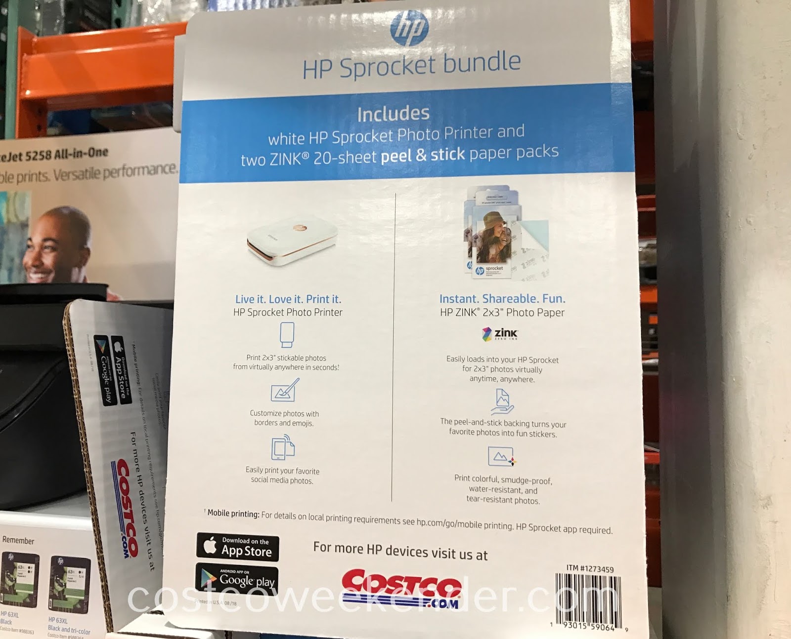 HP Sprocket Photo Printer Bundle Costco Weekender