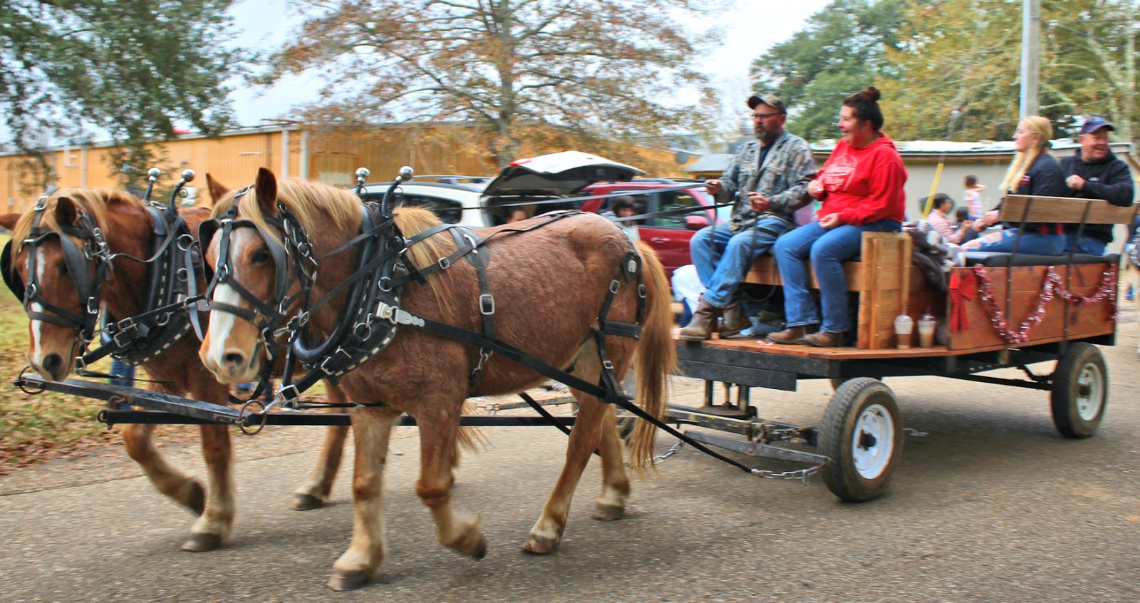 Tammany Family Folsom Horse & Wagon Christmas Parade