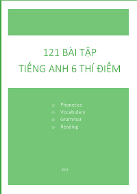 121 bài tập tiếng anh 6 thí điểm - Nhiều tác giả