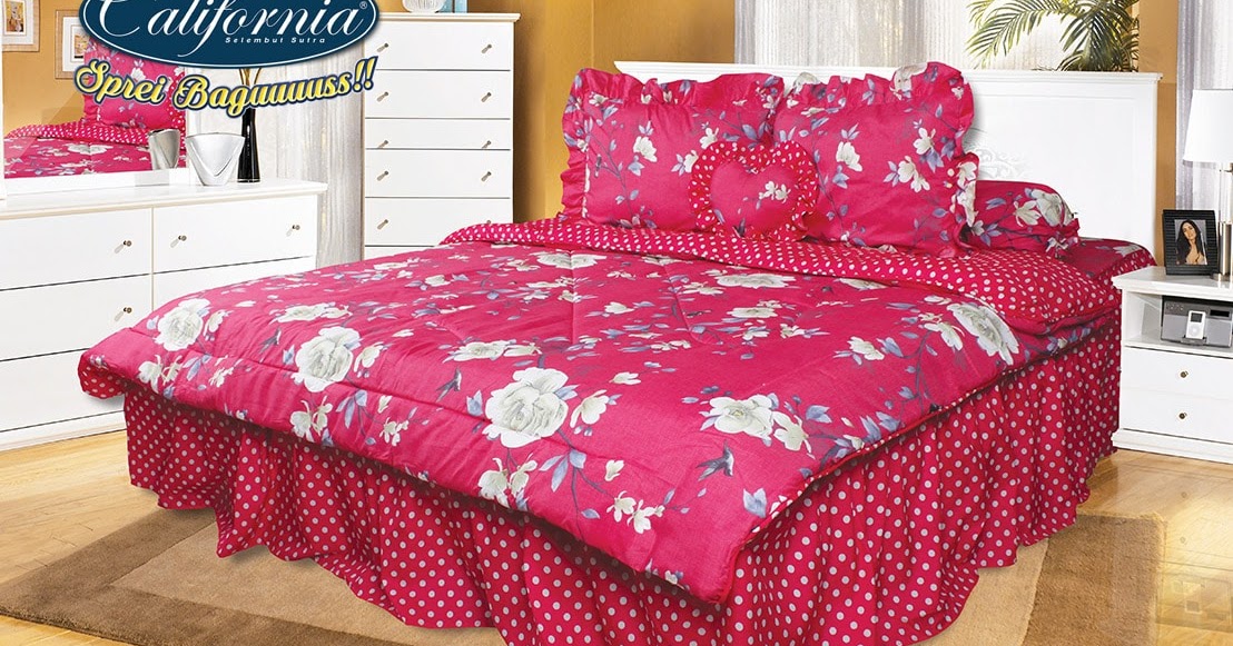 HARGA BEDCOVER CALIFORNIA 160 X 200 19/05/2020 | WONGPASAR GROSIR