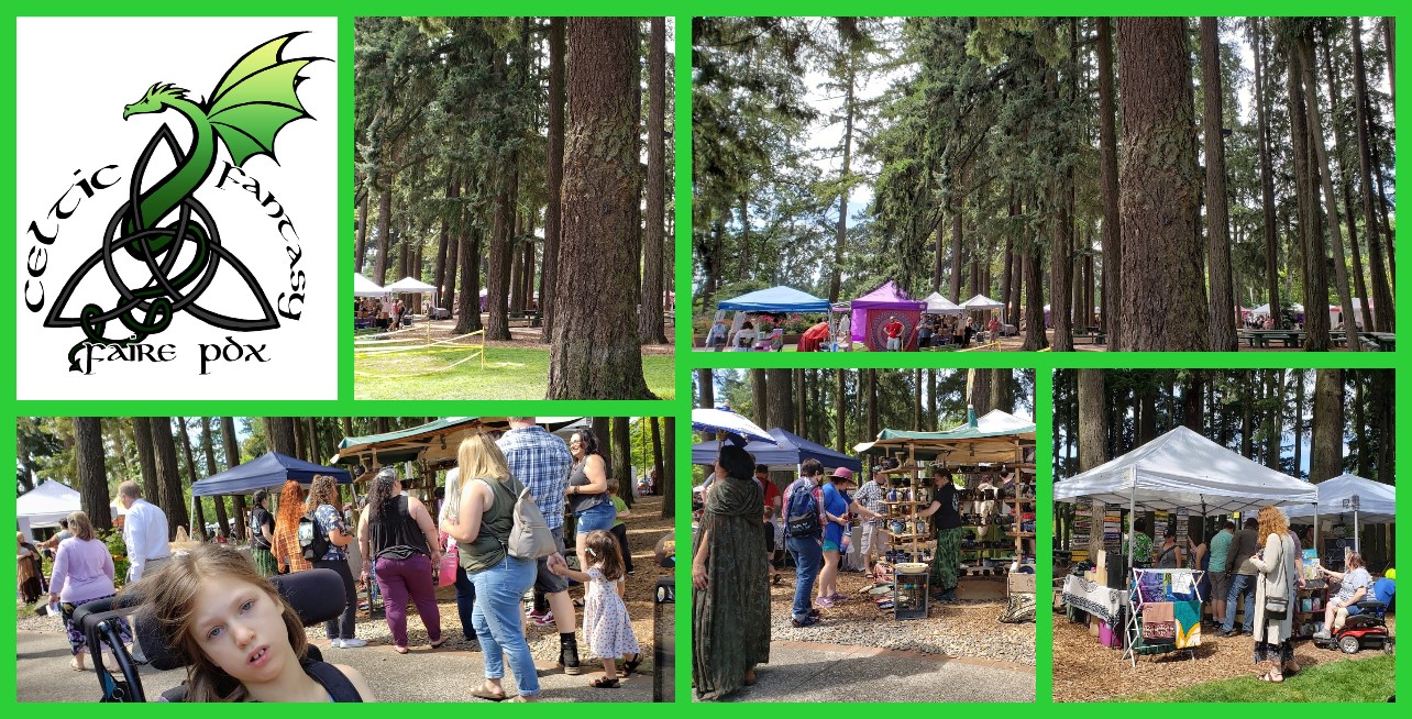 Postcards from Jilly Celtic Fantasy Faire (Shute Park) Hillsboro, Oregon