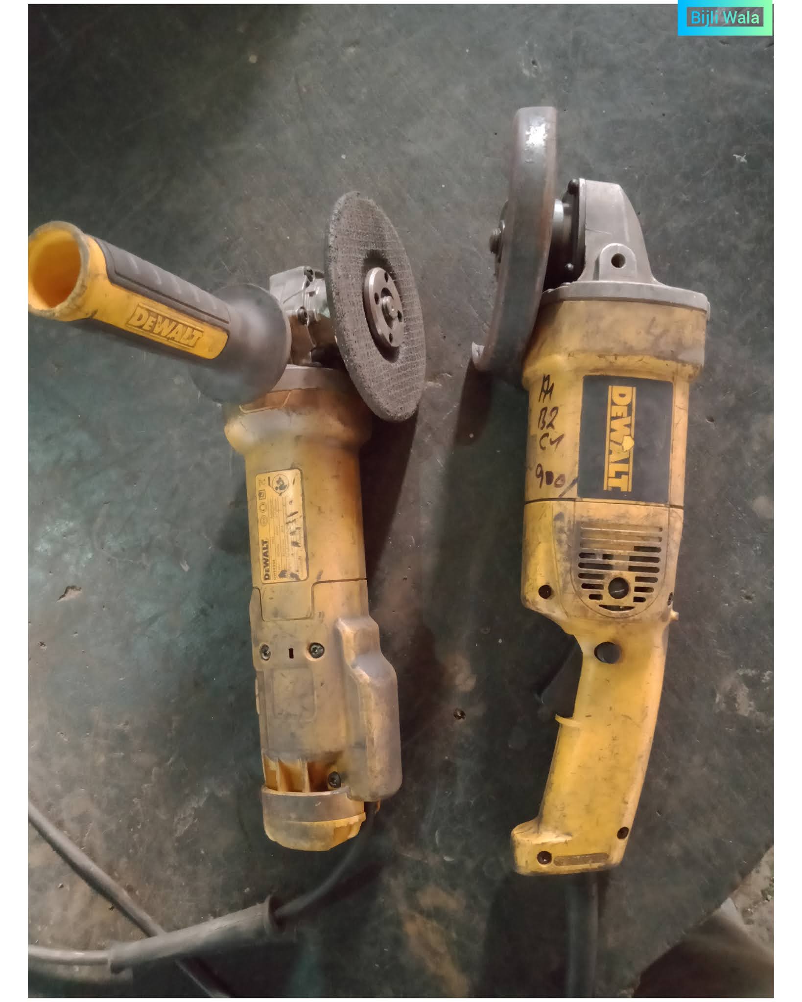 Configuration & Working of Angle grinders