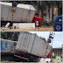 Brumado: Caminhão baú colide contra trem ao fazer travessia perigosa