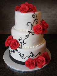 cake roses rose cakes piping