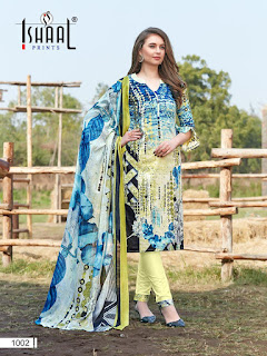 Ishaal print Gulmohar Combo Pakistani Suits wholesaler