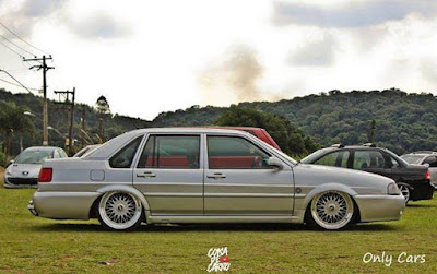 Santana Rebaixado Rodas BBS 18"