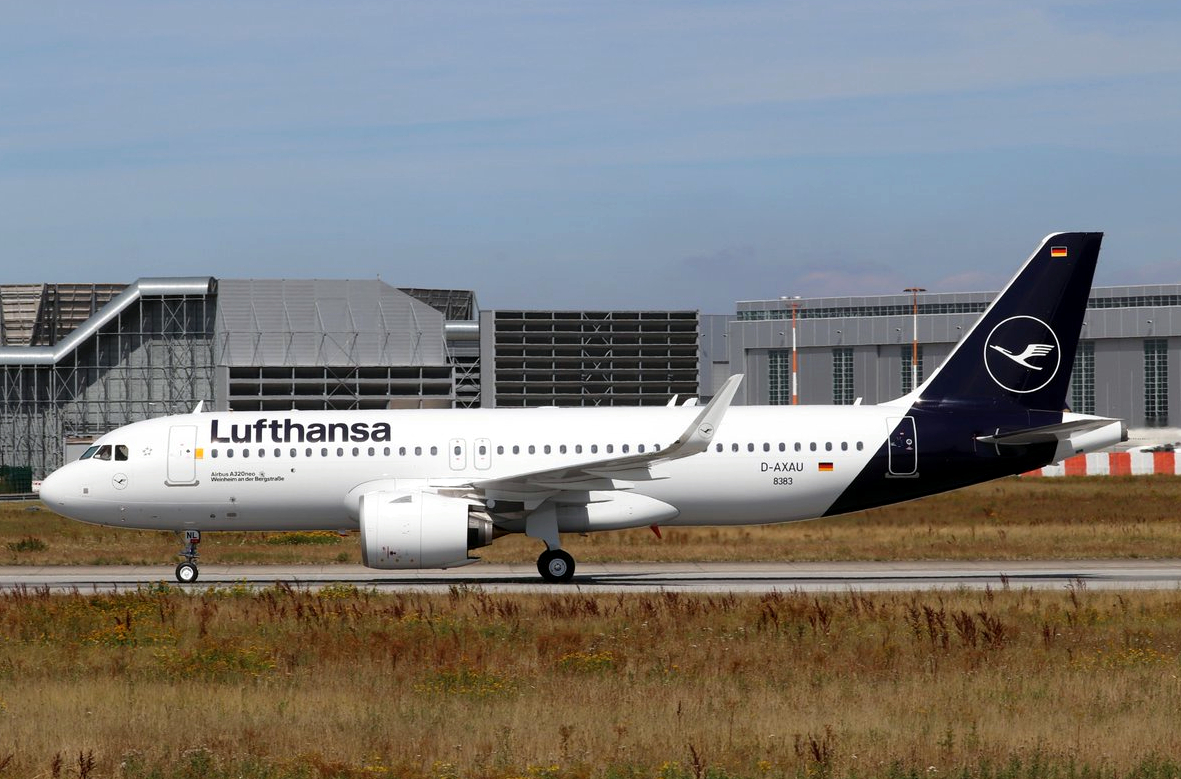 Airbus A320neo Lufthansa August 2020 Delivery