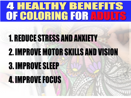 Benefits of Coloring for Kids and Adults plus Free Printable Activities.